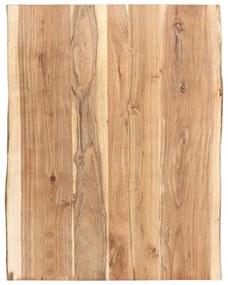 vidaXL Tampo de mesa 80x(50-60)x3,8 cm madeira de acácia maciça