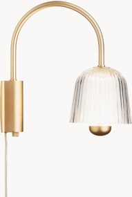 Candeeiro de parede LED regulável com ficha Asteea