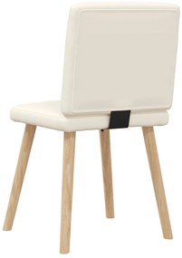 Cadeiras de jantar 4 pcs linho
