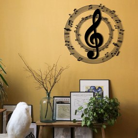 Acessório Decorativo de Parede Arrakis – Preto – 48 x 48 cm