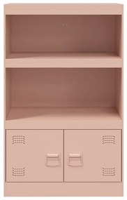 Aparador 67x39x107 cm aço rosa