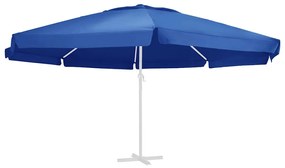 vidaXL Tecido de substituição p/ guarda-sol exterior 610 cm azul-ciano