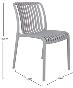 Cadeira Somer - Cinza claro