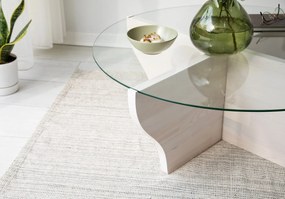 Mesa de Café Amphora - Branca - 92 cm (Largura) x 36 cm (Altura) x 92