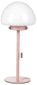 Candeeiro de mesa rosa 39 cm MORUGA Beliani