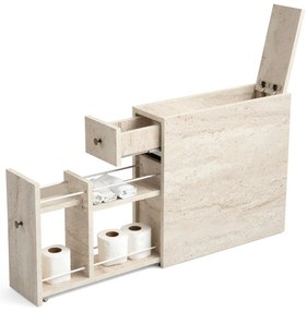 Armário de Casa de Banho Calencia – Travertino – 20x55x60 cm