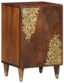 vidaXL Armário de Banheiro com porta Castanho 38 x 33.5 x 58 cm