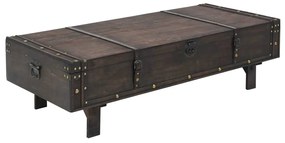 vidaXL Mesa de centro contraplacado estilo vintage 120x55x35 cm