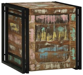 vidaXL Caixa de Armazenamento 50 x 50 x 50 cm Madeira Reforçada Sólida