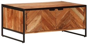 Mesa de centro 90x55x40 cm madeira de acácia maciça