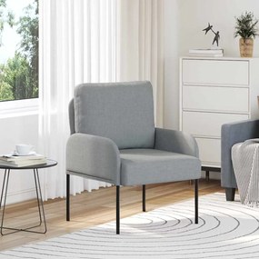 vidaXL Sofás com almofada 55cm Cinzento-claro Contraplacado