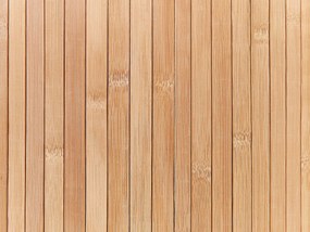Cesto em madeira clara de bambu 60 cm SANNAR Beliani