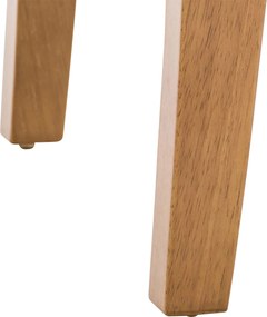 Banco estofado Cleopatra 64 x 128 x 43 cm Cinzento