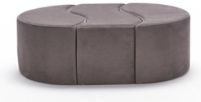 Pouffe Alya Puf – Mink – 120 cm x 40 cm x 80 cm