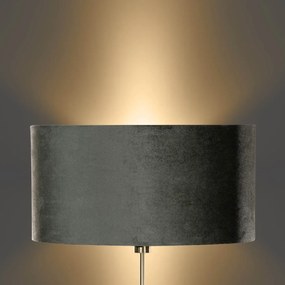 Vloerlamp goud met ovale velours kap groen 50cm - Parte Moderno,Clássico / Antigo