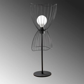 Candeeiro de Mesa Zeyno – Preto – 25 x 25 cm
