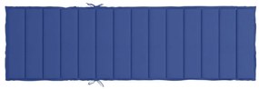 Almofadão p/ espreguiçadeira 200x60x3cm tecido oxford azul real