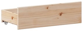 Cama com estante sem colchão 150x200 cm pinho maciço