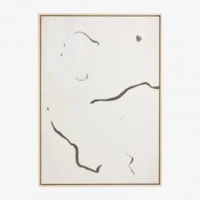 Quadro Decorativo 50x70 Cm Impresso Em Tela Carsen Beige Creme - Sklum
