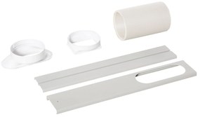 HOMCOM Ar Condicionado Portátil 7000BTU 3 em 1 Refrigerador Desumidificador e Ventoinha com Temporizador LED e Controlo Remoto Silencioso 30,5x32,8x67,8 cm Branco