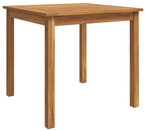 3 pcs conjunto de jantar para jardim madeira de acácia maciça
