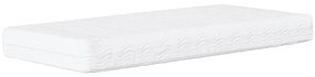 Colchão de espuma 100x220 cm dureza H2 H3 branco