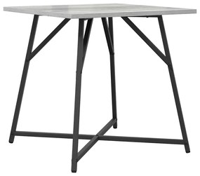 Conjunto de Mesas de Apoio 2 pcs Cinzento Sonoma em Madeira e Metal