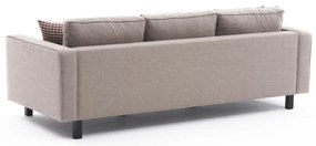 Sofá de 3 Lugares Kale – Creme – 222 cm