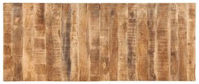 Mesa de jantar 220x90x75 cm madeira de mangueira maciça áspera