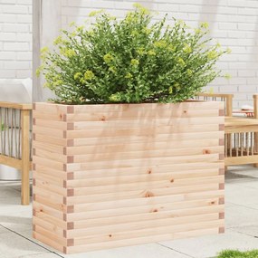 vidaXL Vaso/floreira de jardim 90x40x68,5 cm madeira de pinho maciça