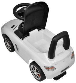 Carro para crianças a pedais branco