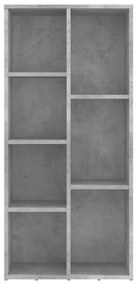 Estante 50x25x106 cm derivados de madeira cinzento cimento