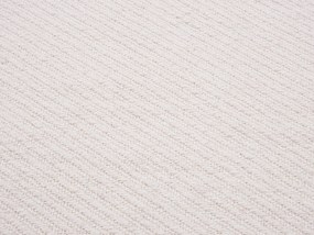 Manta em algodão creme 125 x 150 cm YARSA Beliani