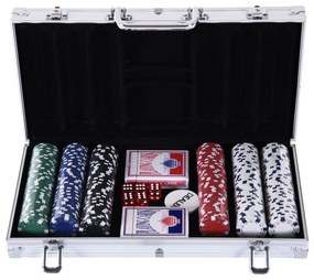 Conjunto de Fichas de Poker com Caixa de Alumínio