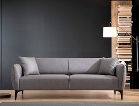 Sofá de 3 Lugares Belissimo – Cinzento – 220x67x95 cm