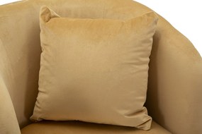 POLTRONA CASTANHA COM ALMOFADA 73X66X78 CM