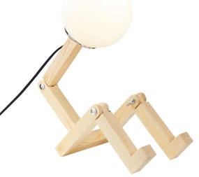 Candeeiro de Mesa Milet – Natural – 15 x 17 x 56 cm