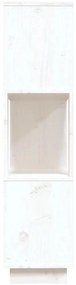 Estante/divisória 80x25x101 cm pinho maciço branco