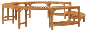 Cercas de Banheira Quente Castanho Ø255 cm