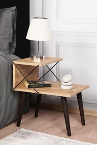 Mesa de Cabeceira Cross – Pinheiro – 50x55x40 cm