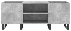 Armário p/ discos 121x38x48 cm derivados madeira cinza-cimento