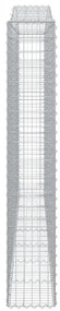 Cestos gabião arqueados 6pcs 400x30x180/200cm ferro galvanizado