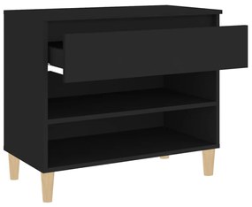 Sapateira 70x36x60 cm derivados de madeira preto