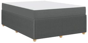 Estrutura da Cama Outros Cinzento escuro 140 x 200 cm tecido