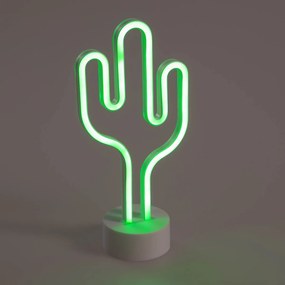 Candeeiro de mesa neon verde c/ LED - Plant Design