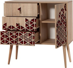 Cómoda Verybox – Carvalho Sonoma – 90x90x40 cm