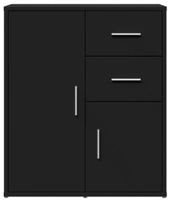 Aparador 60x31x70 cm derivados de madeira preto