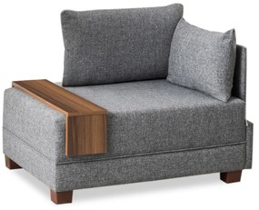 Sofá de 1 Lugar Fly – Cinzento – 100x80x75 cm