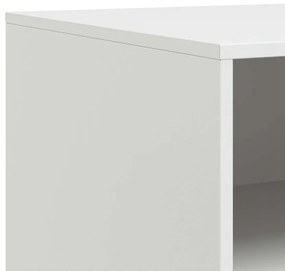 Móvel de TV 67x39x44 cm aço branco