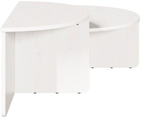 Mesa de centro 2 pcs Branco 79 x 39.5 x 40 cm